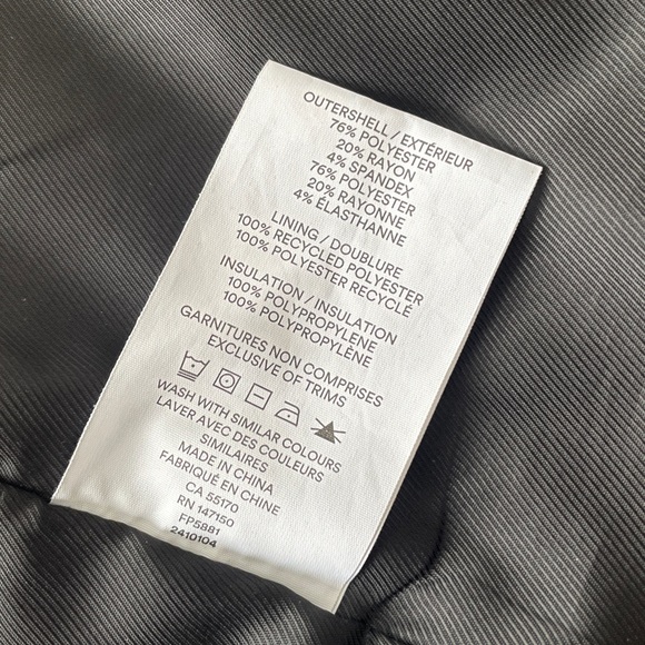 S - Frank and oak black mckenzie coat - Picture 4 of 8